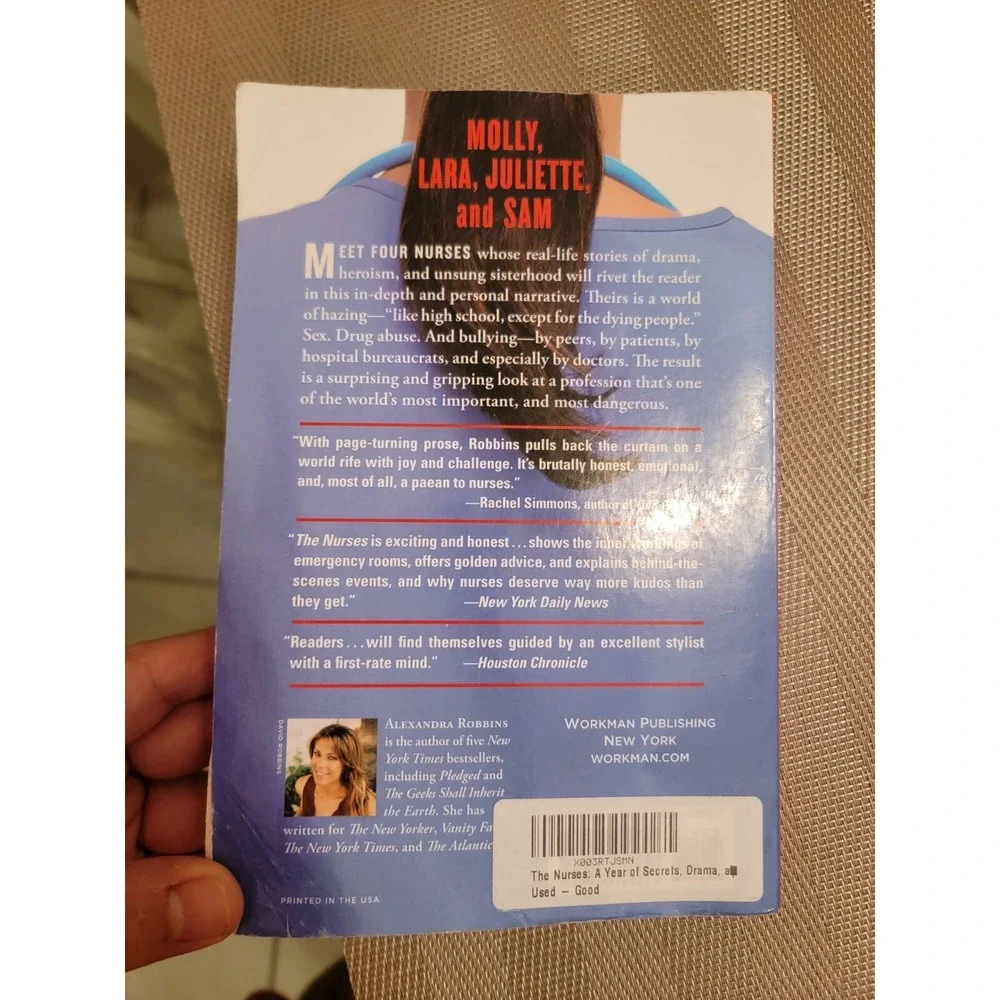 THE NURSES~A YEAR OF SECRETS-DRAMA & MIRACLES W/HEROES OF THE HOSPITAL~A ROBBINS